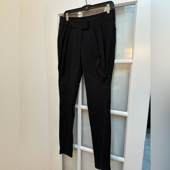 Vintage L.A.M.B. Gwen Stefani Y2K High Waist Black Trouser Pants Women's Size 2 - Picture 2 of 14